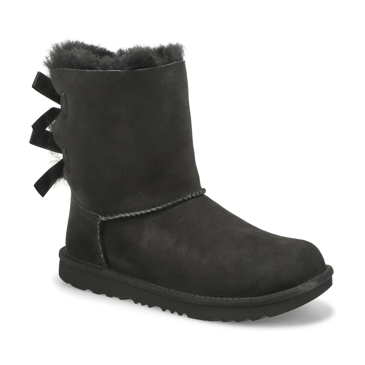 UGG Girl's Bailey Bow II Sheepskin Boot - Bla 3 UGG Girl's Bailey Bow II Sheepskin Boot - Bla