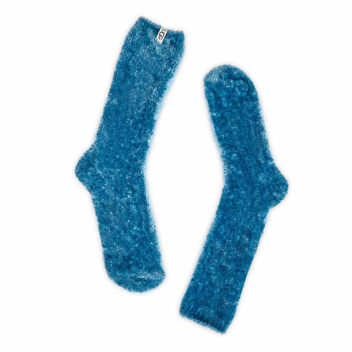 UGG Women's Leda Cozy Crew Sock - Navy 8 UGG Women's Leda Cozy Crew Sock - Navy - Image 6