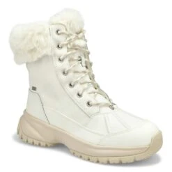 UGG Women's Yose Fluff Winter Boot - Black -Shoe Series Store 1112328 WHT XXX