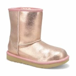 UGG Girls' Classic II Metallic Glitter Boot-