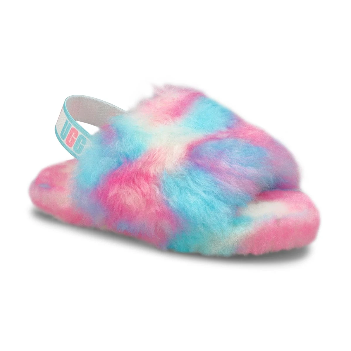 UGG Girls' Fluff Yeah Pride Slipper - Pride 3 UGG Girls' Fluff Yeah Pride Slipper - Pride