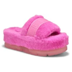 UGG Women's Fluffita Clear Slipper - Carnatio