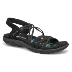 Skechers Women's Reggae Slim Sandal - Black/B