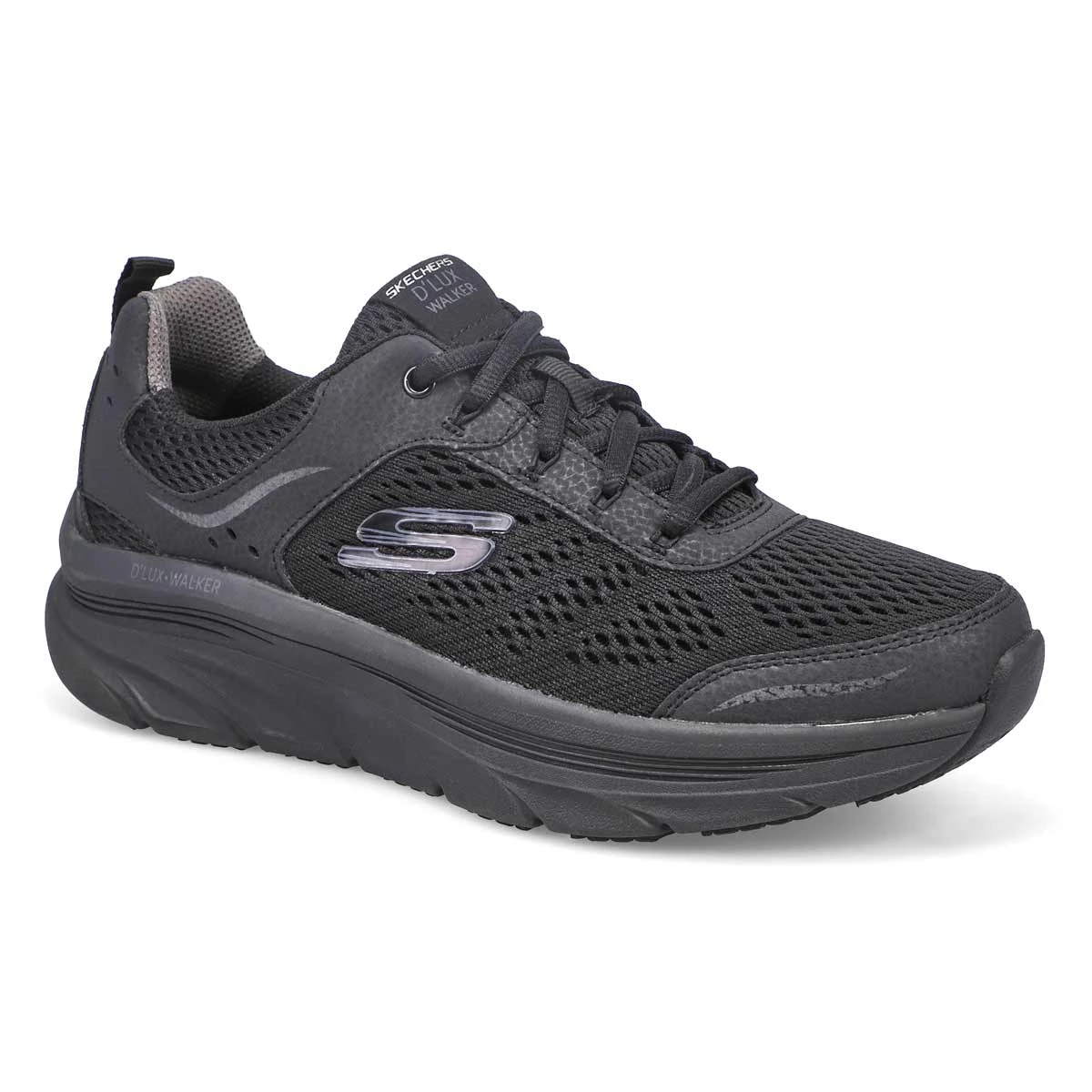 Skechers Men's D'Lux Walker Sneaker - Black 3 Skechers Men's D'Lux Walker Sneaker - Black