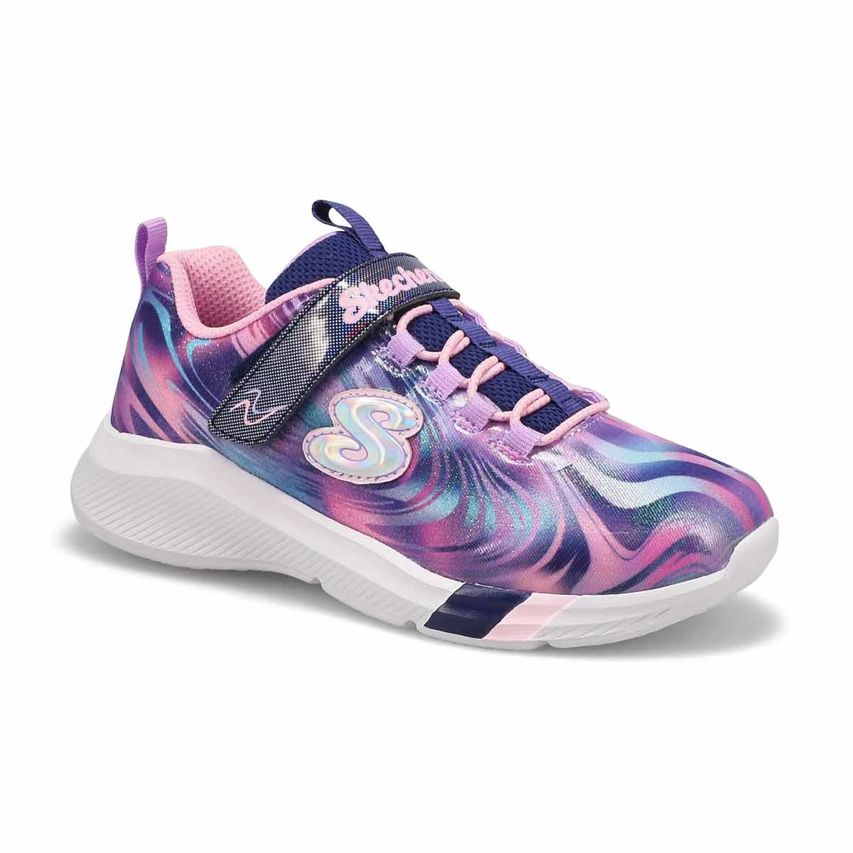 Skechers Girls' Dreamy Lites Sneaker - Navy/ 3 Skechers Girls' Dreamy Lites Sneaker - Navy/