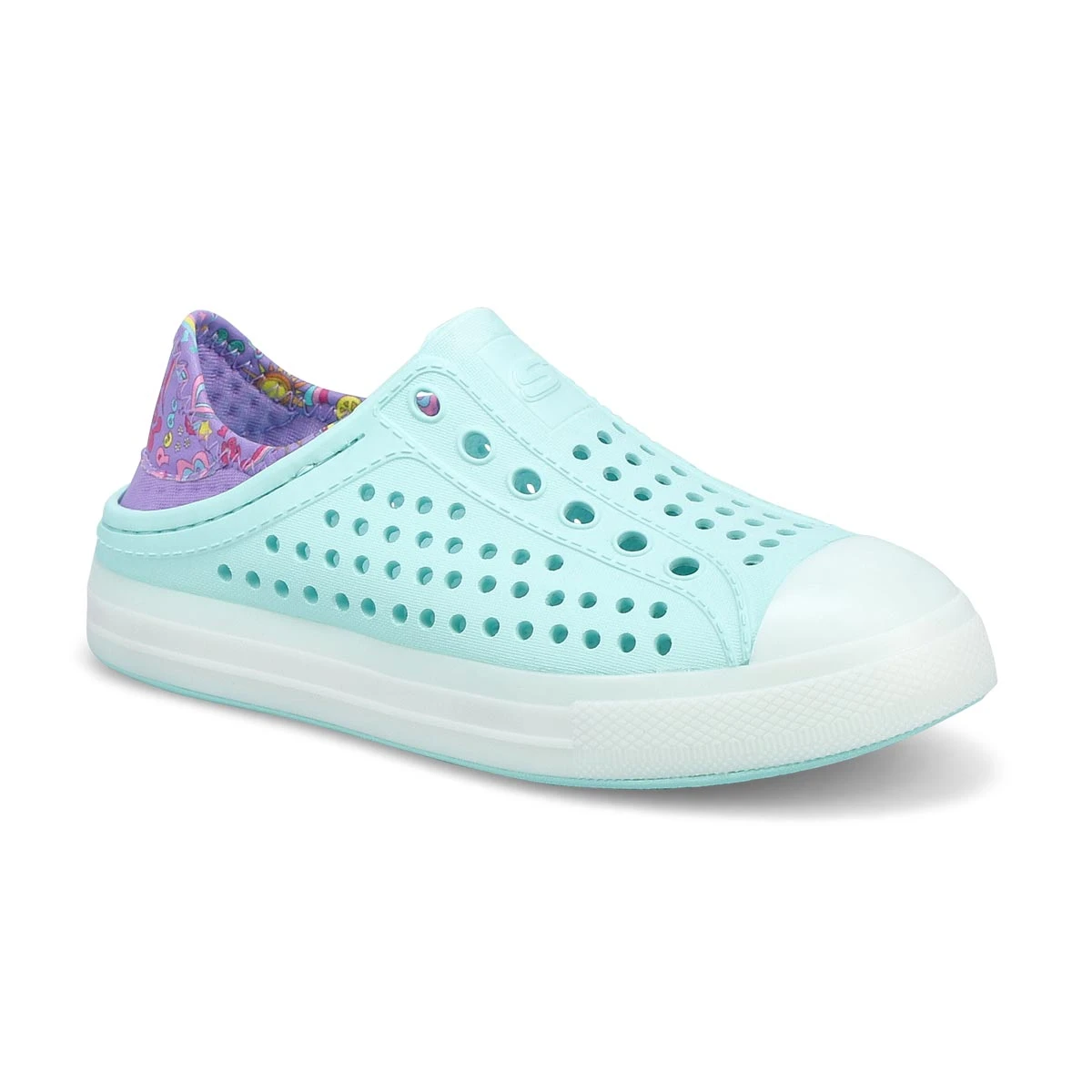 Skechers Girls' Guzman Flash Shoe - Turquoise 3 Skechers Girls' Guzman Flash Shoe - Turquoise