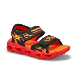 New Products 11 Skechers Boys' Themo-Splash Sandal - Black/Re