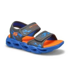 Skechers Boys' Thermo-Splash Sandal - Black/B -Shoe Series Store 400102L CCBL XXX 3