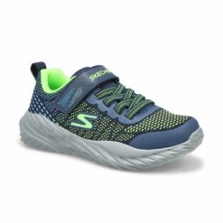 Skechers Boys' Nitro Sprint Sneaker - Navy /L