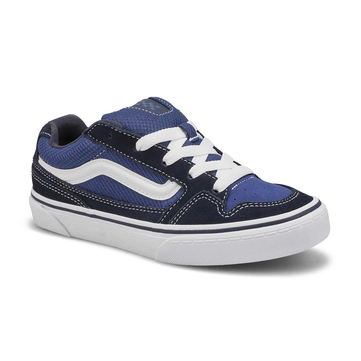 Vans Boys' Caldrone Sneaker - Navy 3 Vans Boys' Caldrone Sneaker - Navy