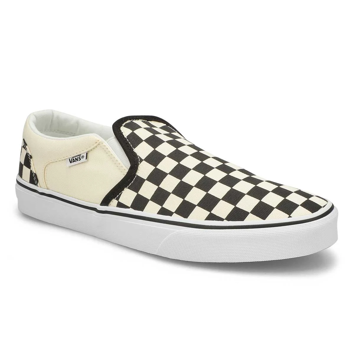 Vans Men's Asher Sneaker - Checkered Black/Na 3 Vans Men's Asher Sneaker - Checkered Black/Na