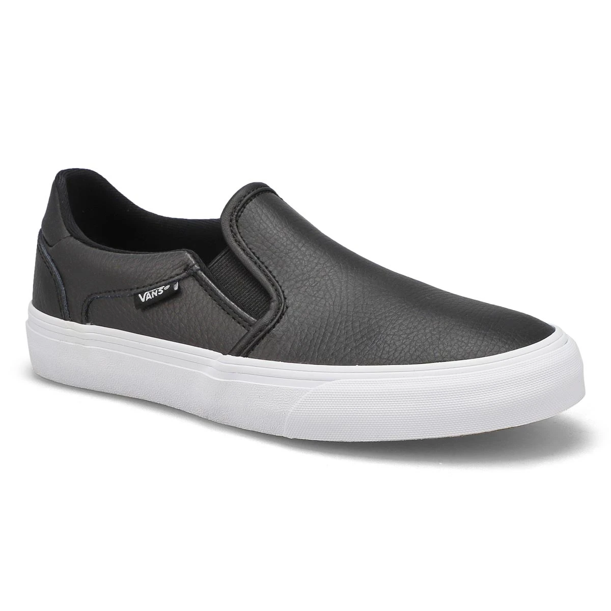 Vans Women's Asher Deluxe Sneaker - Black/Whi 3 Vans Women's Asher Deluxe Sneaker - Black/Whi