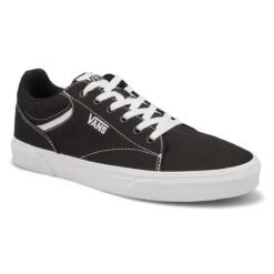 Vans Men's Seldan Sneaker - Black/White