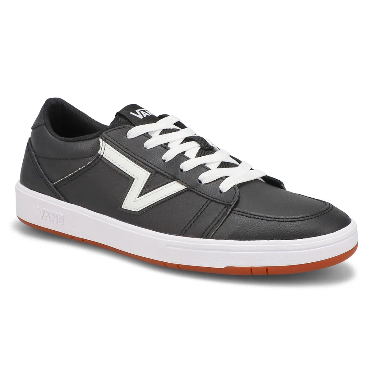 Vans Women's Soland Sneaker - Black/White 3 Vans Women's Soland Sneaker - Black/White