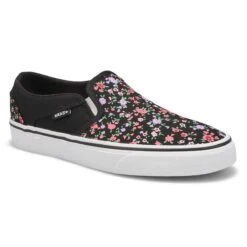 Vans Women's Asher Slip On Sneaker - Floral