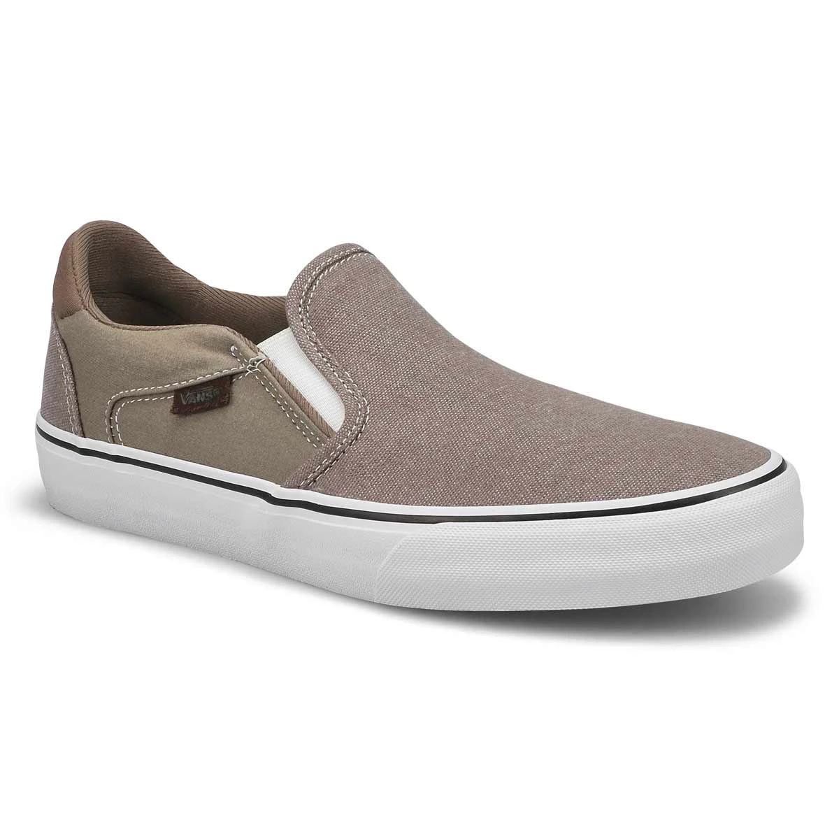 Vans Men's Asher Deluxe Sneaker - Walnut 3 Vans Men's Asher Deluxe Sneaker - Walnut