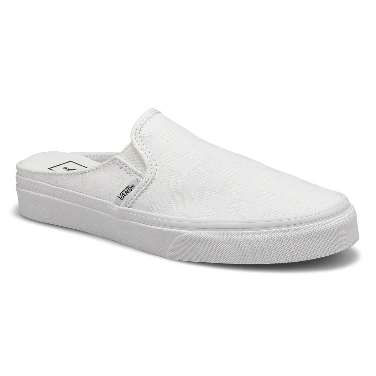 Vans Women's Asher Mule Slip On Sneaker - Whi 3 Vans Women's Asher Mule Slip On Sneaker - Whi