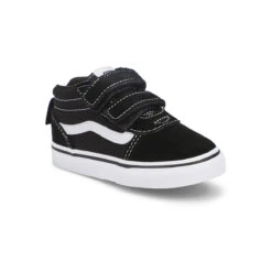Vans Infants' Ward Mid V Sneakers - Black/Bla