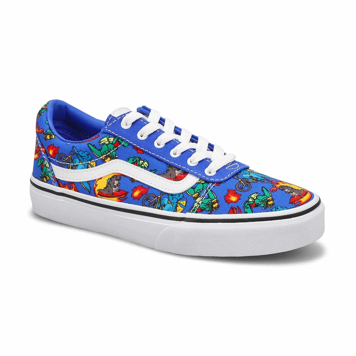 Vans Boys' Ward Dragon Explorer Sneaker - Blu 3 Vans Boys' Ward Dragon Explorer Sneaker - Blu