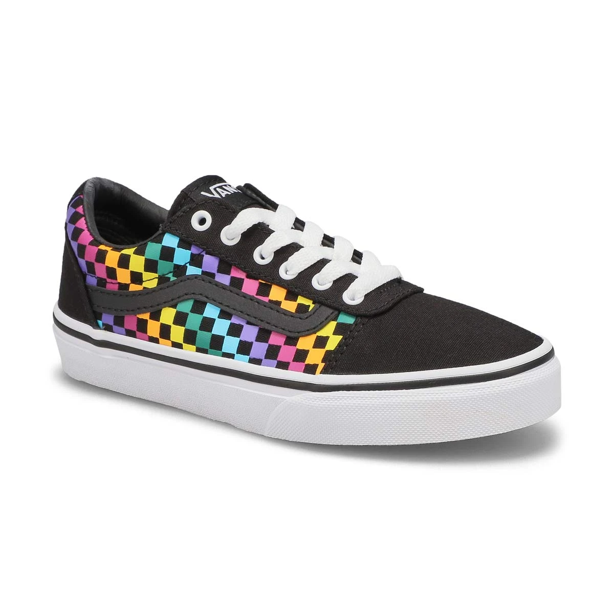 Vans Girls' Ward Heart Foxing Sneaker 7 Vans Girls' Ward Heart Foxing Sneaker - Image 5