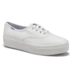 Keds Women's Champion Platform Sneaker- White